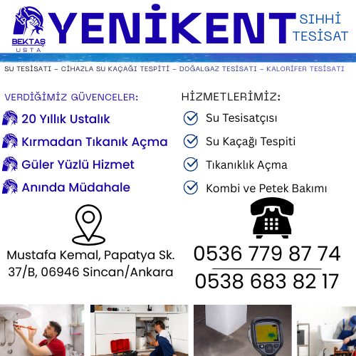 Yenikent Su Kaçağı Tespiti
